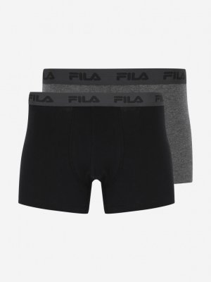 Трусы мужские , Черный FILA. Цвет: черный