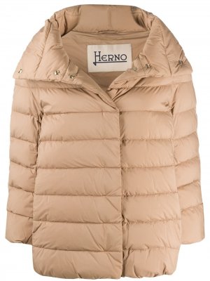 Куртка Sofia с рукавами три четверти Herno. Цвет: нейтральные цвета