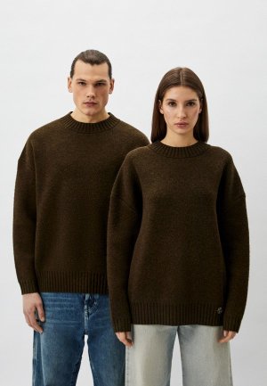 Джемпер Berhasm Oversized Merino Wool. Цвет: хаки