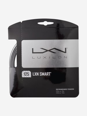 Струна для большого тенниса Luxilon Smart 125, Черный Wilson. Цвет: черный