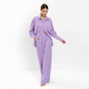 Пижама , размер 54, фиолетовый Minaku. Цвет: фиолетовый/сиреневый