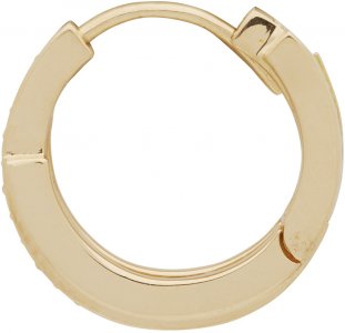 Gold & Diamond Sequential Hoop Earring Annette Welander. Цвет: swedish red gold