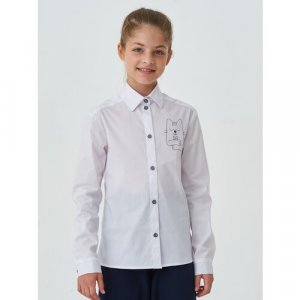 Рубашка , размер 158/76, белый SMENA. Цвет: белый