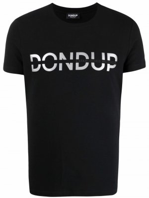 Logo-print short-sleeve T-shirt DONDUP. Цвет: черный