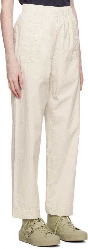 Белые широкие брюки для отдыха Margaret Howell