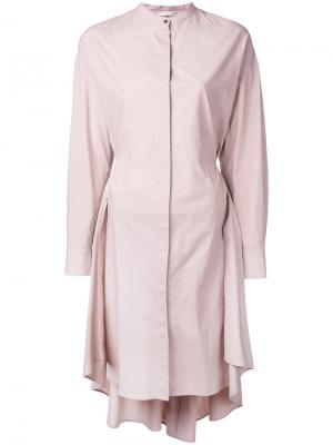 Рубашка-пальто Mantu. Цвет: розовый и фиолетовый