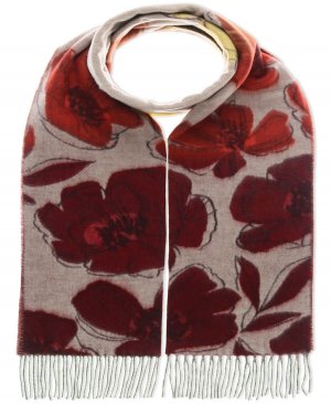 Женский шарф Cashmink с большим цветочным принтом FRAAS