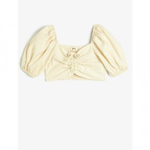 Блуза , размер 11-12 лет, желтый KOTON. Цвет: желтый