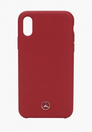 Чехол для iPhone Mercedes-Benz X / XS, Silicone line Red. Цвет: бордовый