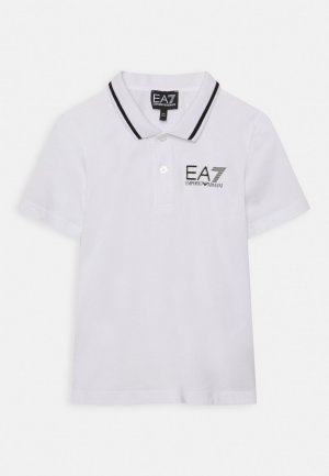 Рубашка-поло EA7 Emporio Armani, белая ARMANI