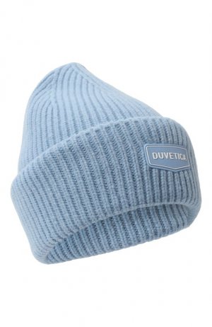 Шерстяная шапка Duvetica. Цвет: голубой