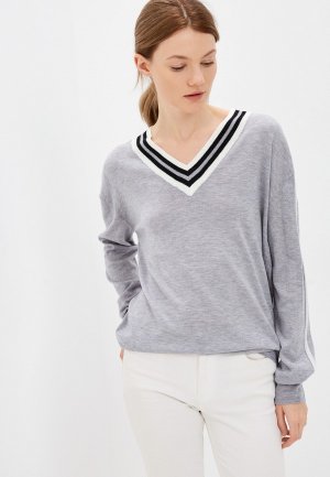 Пуловер Luhta HEINJOKI. Цвет: серый