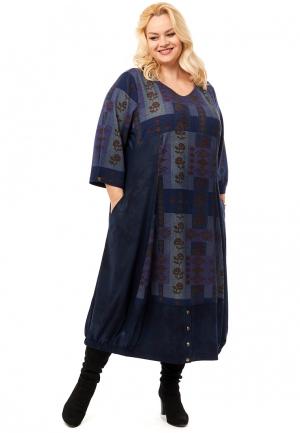 Платье Nefertari Dress. Цвет: синий