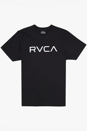 Футболка Big RVCA. Цвет: черный