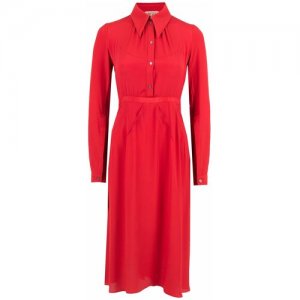 Платье Красный No21. Цвет: красный