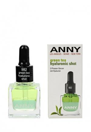 Сыворотка для ногтей Anny с гиалуроновой кислотой green tea hyaluronic shot