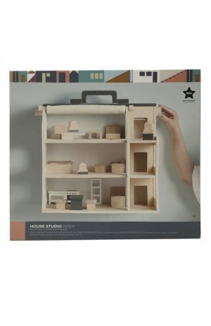 Игрушечный дом с мебелью Kid`s Concept. Цвет: бежевый
