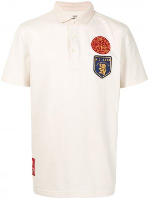 Рубашка поло с нашивкой-логотипом Kent & Curwen. Цвет: белый