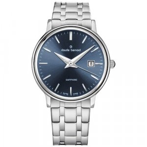 Наручные часы Classic 54005 3M BUIN, серебряный Claude Bernard. Цвет: серебристый/серебряный