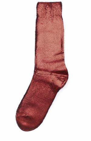 Носки с декоративной отделкой Ann Demeulemeester. Цвет: красный