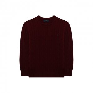 Пуловер из шерсти и кашемира Polo Ralph Lauren. Цвет: красный