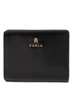 Кожаное портмоне Furla. Цвет: чёрный