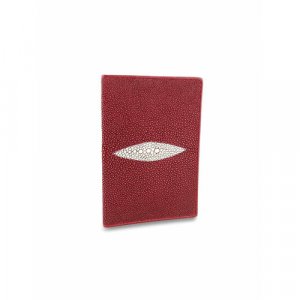 Обложка для паспорта ks-170, красный Exotic Leather. Цвет: красный