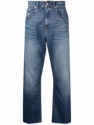 Укороченные джинсы средней посадки Nº21. Цвет: синий
