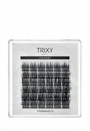 Ресницы накладные Trixy Beauty Flames (0.10 мм, MIX). Цвет: черный