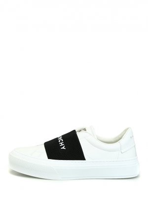 Черно-белые женские кожаные кроссовки city sport Givenchy