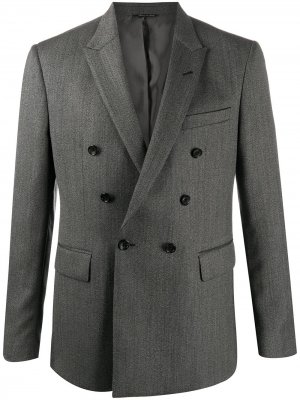 Двубортный пиджак Reveres 1949. Цвет: серый