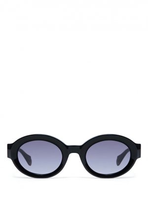 Cosima 6867 1 круглые черные солнцезащитные очки унисекс Gigi Studios