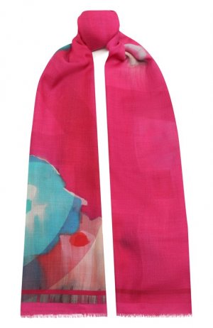 Кашемировый шарф Giorgio Armani. Цвет: розовый