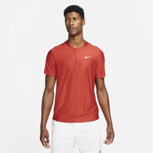 Мужская теннисная рубашка-поло Court Dri-FIT Advantage - Красный Nike