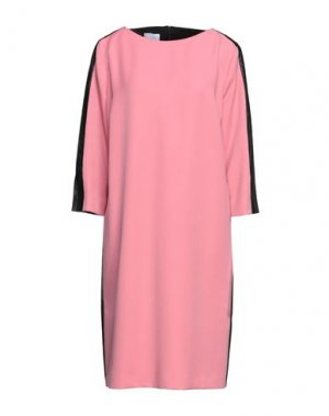 Платье миди CLIPS MORE. Цвет: розовый