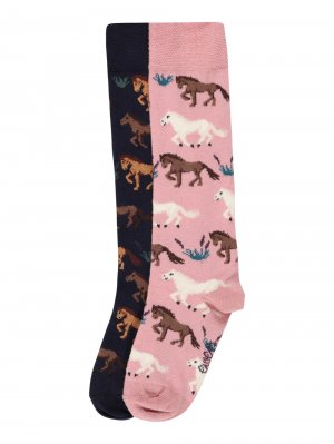 Носки Pferde, темно-синий/розовый EWERS