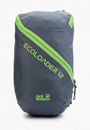 Рюкзак Jack Wolfskin ECOLOADER 12 BAG. Цвет: серый