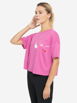 Футболка женская icon Clash, Розовый Nike. Цвет: розовый
