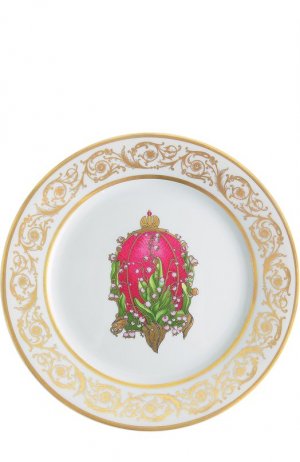Подарочная тарелка Ландыши Tsar. Цвет: разноцветный