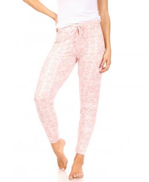 Женские пижамные брюки для бега на шнурке , розовый Tahari