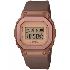 Наручные часы G-Shock GM-S5600BR-5, коричневый, бежевый CASIO. Цвет: коричневый/бежевый/розовый/золотистый