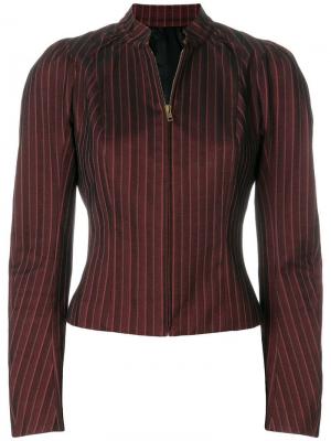 Блузка на застежке с молнией John Galliano Pre-Owned. Цвет: красный