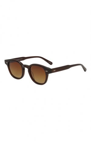 Солнцезащитные очки CHIMI. Цвет: коричневый
