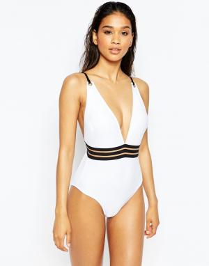 Plunge Swimsuit Missguided