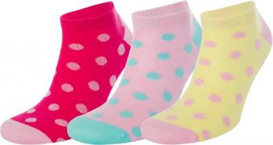 Носки для девочек , 3 пары, размер 31-33 Demix. Цвет: разноцветный