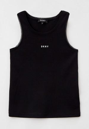 Майка DKNY. Цвет: черный