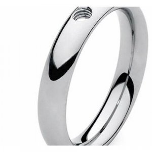 Кольцо , размер 15.4, серебряный Qudo. Цвет: серебристый/серебряный