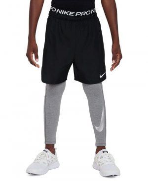 Теплые колготки с логотипом Big Boys Pro Dri-FIT, мультиколор Nike