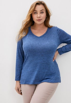 Пуловер Стикомода. Цвет: синий