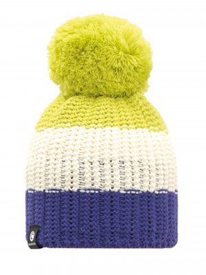 Montana Полосатая шляпа, зеленый/белый/фиолетовый Brekka